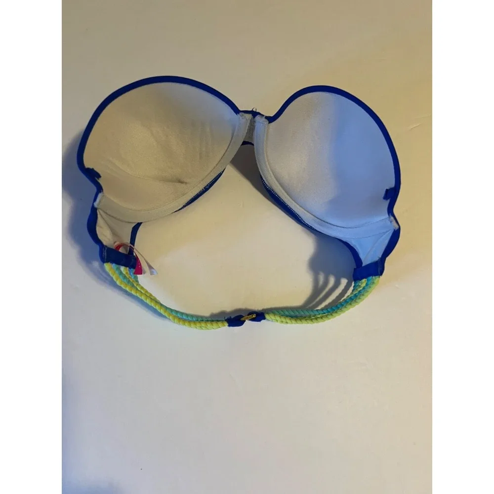 VICTORIA'S SECRET 32C Bikini Swim Suit Bikini Top Bright Strapless Beach Resort